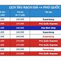 Tàu Phú Quốc Rạch Giá Ngày Mai